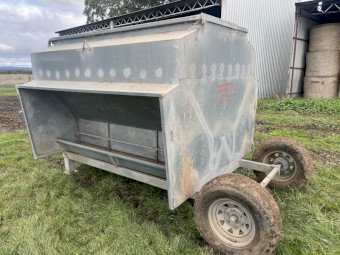 Bordin Bros Towable Mobile Cattle Feeders x 2