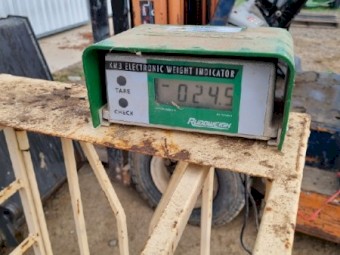 Thunderbird Weighing crate