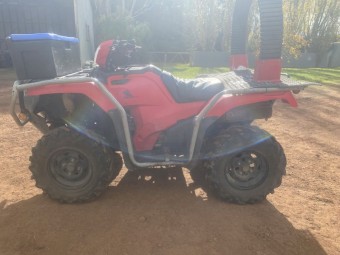 2018 Honda TRX 500 4 wheeler