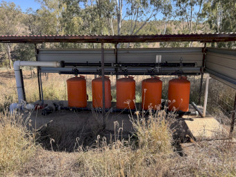NETAFIM 5-TANK AUTOMATIC GRAVEL/MEDIA FILTRATION SYSTEM – CURRENTLY OPERATING