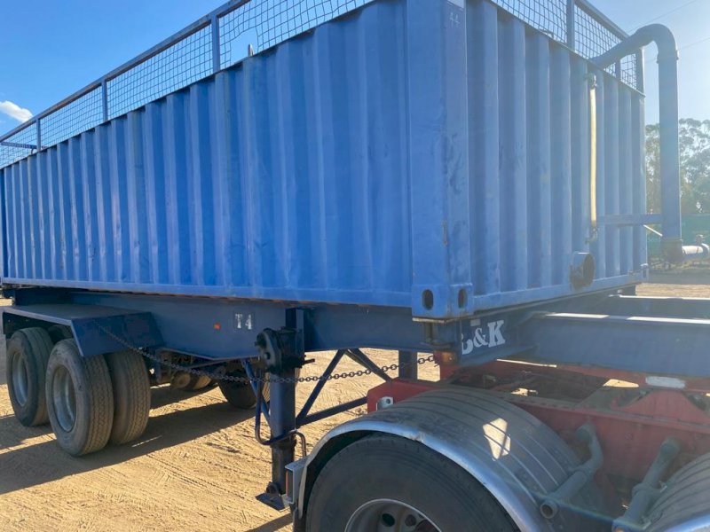 15000L Water Tank on Bogie Axle Skel Trailer