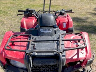 (A136) - 2016 Honda Fourtrax TRX420 ATV Red Motor Bike