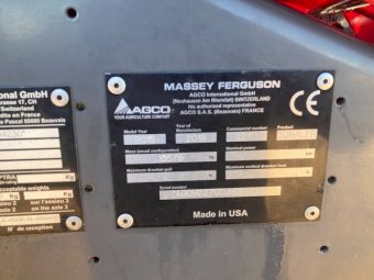 Under Auction - (A154) 2018 Massey Ferguson 2270 Square Baler 