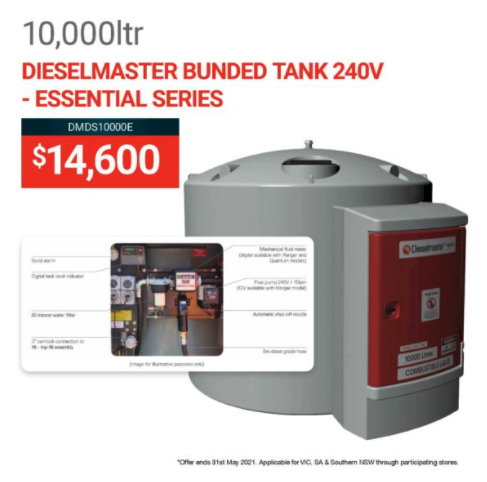 Spring Promo - Dieselmaster Bunded Tank - Essential Series