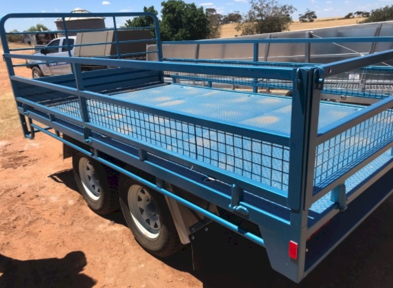 14 x 7 Flat Top Tandem Trailer with Sides - See Crate options