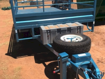 14 x 7 Flat Top Tandem Trailer with Sides - See Crate options