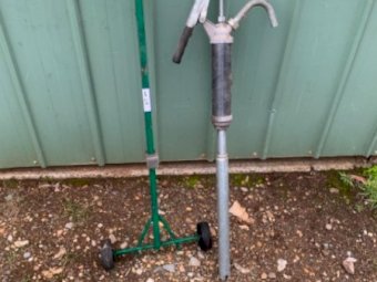 Under Auction - (A151) - 60Ltr Drum Trolley & Pump 