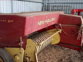 Under Auction - (A153)  New Holland 317 Small Square Baler 
