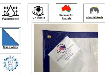Covershield 9000 - 330GSM Industrial Grade PE Tarps
