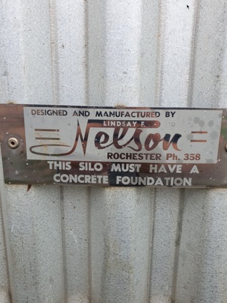 2 x Nelson 540 Bag Silos