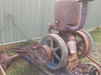 Under Auction - (A155)  Lister Petrol Motor 