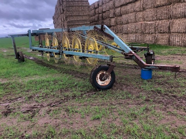 Under Auction - (A155)  John Shearer 12 Run Hay Rake 