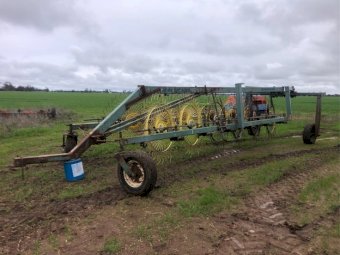 Under Auction - (A155)  John Shearer 12 Run Hay Rake 