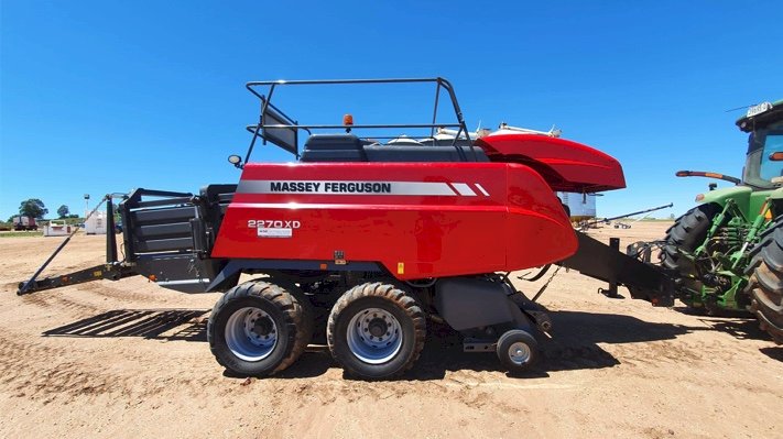 Under Auction - (A155)  2019 Massey Ferguson 2270XD Baler 