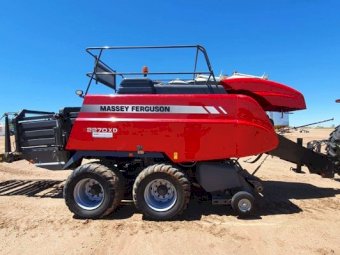 Under Auction - (A155)  2019 Massey Ferguson 2270XD Baler 