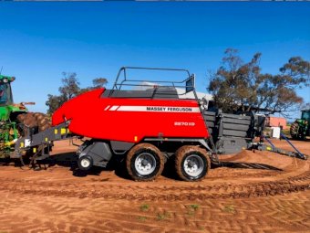 Under Auction - (A155)  2019 Massey Ferguson 2270XD Baler 