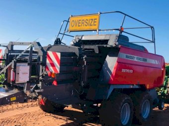 Under Auction - (A155)  2019 Massey Ferguson 2270XD Baler 