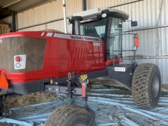 2014 Massey Ferguson WR9770 with 16ft Razor Bar Twin Max Disc Mower