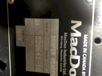 2018 Macdon D145 45'