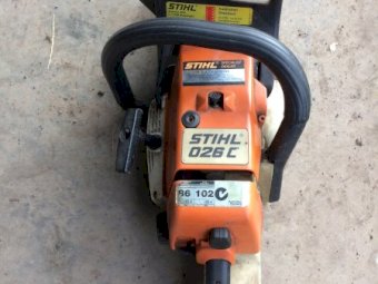 Sthil 026 Chainsaw with Boring attachment
