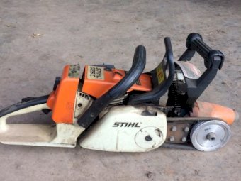 Sthil 026 Chainsaw with Boring attachment