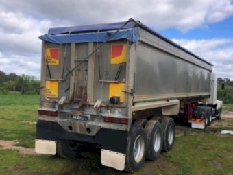 Under Auction - (A160)   1988 34ft Panther Triaxle Aluminium Trailer 