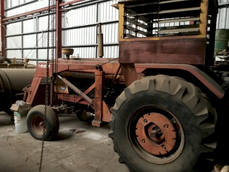 International 766 Tractor With FEL