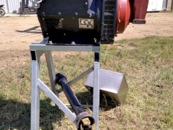 Generator/Alternator Kit Set- AC Power Generator, Stand, PTO Shaft and 200A 3 Pole Transfer Switch.