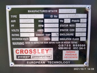 Generator/Alternator Kit Set- AC Power Generator, Stand, PTO Shaft and 200A 3 Pole Transfer Switch.