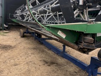 Honey Bee SP42 Header Front with Trailer with Canola Auger