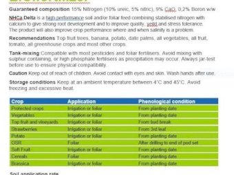 World Record Bionature Delta Nitrogen Calcium Liquid Fertiliser