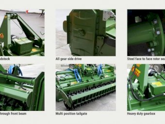 Celli Tiger 250/355 Rotary Hoe--NEW