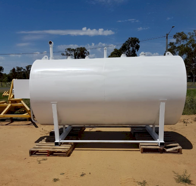 Steel 5300L Fuel Tank on Stand