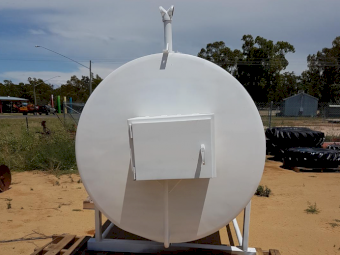 Steel 5300L Fuel Tank on Stand