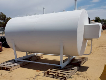 Steel 5300L Fuel Tank on Stand