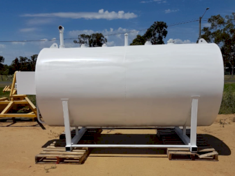 Steel 5300L Fuel Tank on Stand