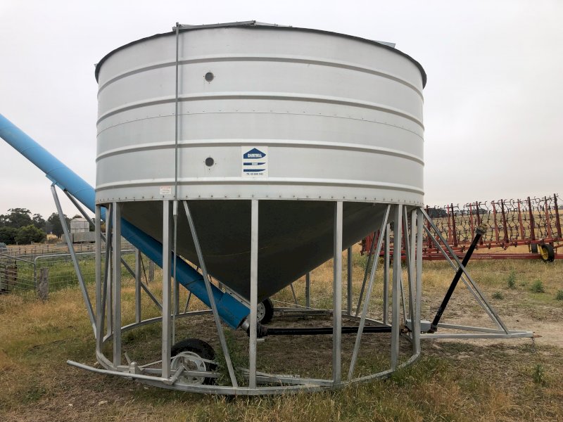 2012 Campbell 28 tonne PTO Field Bin
