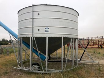 2012 Campbell 28 tonne PTO Field Bin