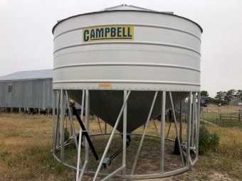 2012 Campbell 28 tonne PTO Field Bin