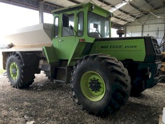 Under Auction - (A165) 1987 Mercedes Benz Trac 1500 With Transpread Spreader 