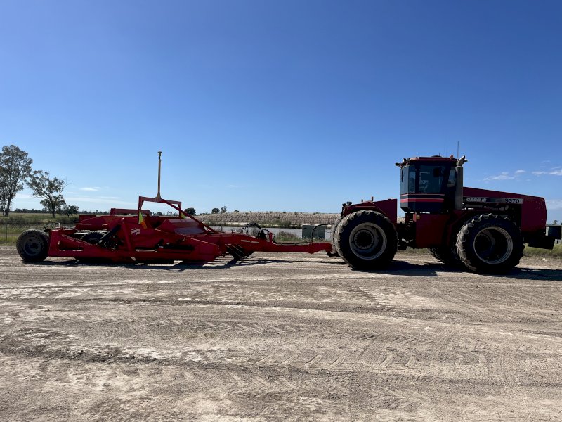 Under Auction - (A166) 1995 Case 9370 Steiger Tractor With Horwood Bagshaw Laser Bucker With Steering (Clearance Item) 