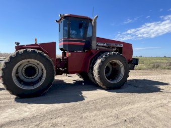 Under Auction - (A166) 1995 Case 9370 Steiger Tractor With Horwood Bagshaw Laser Bucker With Steering (Clearance Item) 