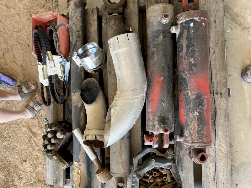Under Auction - (A166) Horwood Bagshaw Laser Bucket Spare Parts. Pallet 1 (Clearance Item) 