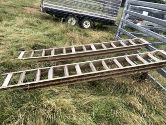 11ft Aluminium Plant / Machinery Ramps