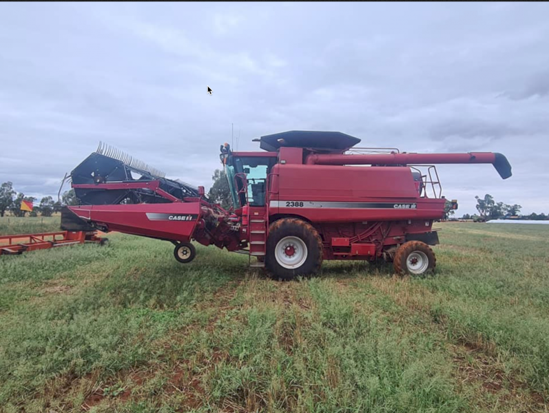 2002 Case IH 2388 with 36ft Front & Trailer