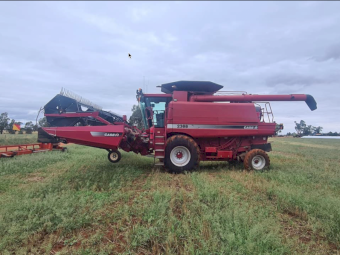 2002 Case IH 2388 with 36ft Front & Trailer