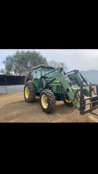 1995 John Deere 5510 Tractor with Loader & Forks