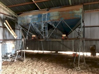 Parkes Steel Twin Bin Grouper