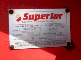 Superior SM180R Finishing Mower