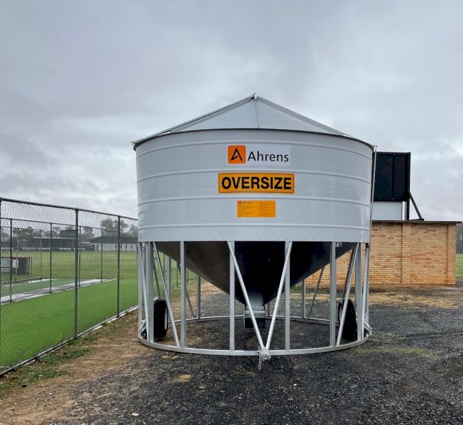 Under Auction - Nhill and District Sporting Club New Ahrens 32 tonne Field Bin Auction 